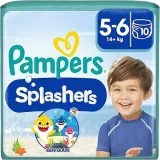 Pampers Windeln Größe 5-6 Splashers  Für Sicheren Schutz Im Wasser (10 Stück Einweg-Schwimmwindeln Shark Limited Edition) Ab 4,74 € Inkl. Prime-Versand (Statt 6,99 €)