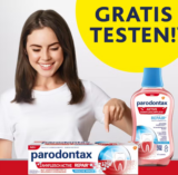 Gratis Testen: Parodontax Zahnfleisch Active Repair Zahnpasta oder Mundspülung