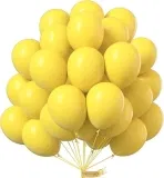 PartyWoo Luftballons Gelb 50 Stück für 2,99 € inkl. Prime-Versand (statt 7,69 €)