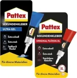 Pattex Sekundenkleber-Set 2-er-Set: Original Flüssig und Ultra Gel Superkleber (2x 10g) für 5,99 € inkl. Prime-Versand (statt 10,14 €)