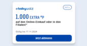 Babywalz: 1.000° Extra Payback Punkte ab 2 € MBW