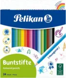 Pelikan 724013 – Buntstifte sechseckige Holzstifte Packung mit 24 Farben für 5,19 € inkl. Prime-Versand (statt 7,33 €)