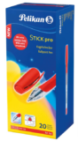 Pelikan Kugelschreiber Stick pro, 1 Box mit 20 Stück ab 3,92 € inkl. Prime-Versand (statt 10,99 €)