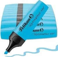 Pelikan Textmarker 490 Neon-Blau 10 Stück