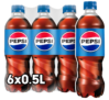 Pepsi Cola, EINWEG (6 x 0.5 l) ab 4,49 € inkl. Prime Versand zzgl. Pfand (statt 7,14 €)