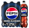 Pepsi Zero Zucker (6 x 1.25 l) für 5,29 € inkl. Prime-Versand zzgl. Pfand (statt 8,94 €)