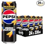 Pepsi Zero Zucker Mango 24er Pack (24 x 0,33 l)