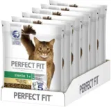 Perfect Fit Katzen Trockenfutter 6er Pack (6x750g,Sterile /Junior Reich an Huhn) für 9,35 € inkl. Prime-Versand