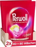 Perwoll Renew Caps Color All-in-1 Waschmittel Caps (2 x 40 Wäschen)