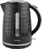 Petra PT3864BLKVDEEU10 Chevron Elektrischer Wasserkocher (1,7 Liter, 2.200 Watt) für 26,59 € inkl. Prime-Versand (statt 47,49 €)