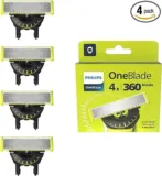 Philips OneBlade 360 Original-Ersatzklingen Viererpack (Modell QP440/50) ab 26,59 € inkl. Prime-Versand