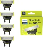 Philips OneBlade 360 Original-Ersatzklingen Viererpack (Modell QP440/50)