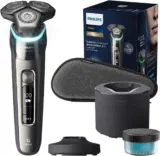 Philips Shaver S9000 – Elektrischer Nass-& Trockenrasierer (SkinIQ Technologie, Barttrimmer, Reinigungsstation, Ladestation & Reiseetui) für 199,98 € inkl. Versand (statt 264,90 €)