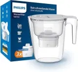 Philips Water Wasserfilterkanne +3 Geschmack+ Ersatzfilterkartuschen (2.6l)