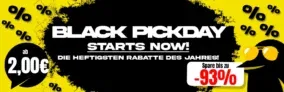 Picksport Black Pickday: Produkte ab 2 €  zzgl. Versand