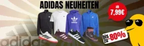 Picksport Adidas Neuheiten ab 7,99 € zzgl. Versand + 5,5 % Newsletter-Rabatt