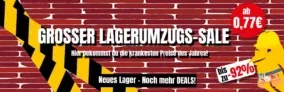 Picksport Lager-Umzugs-Sale mit Artikel ab 0,77 € zzgl. Versand + 5,5 % Newsletter-Rabatt