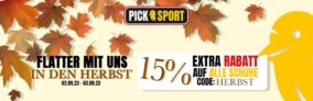 Picksport: 15 % Extra-Rabatt auf alle Schuhe