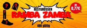 Picksport Restgrößen Ramba Zamba mit Artikeln ab 0,77 € zzgl. Versand + 5,5 % Extra-Rabatt