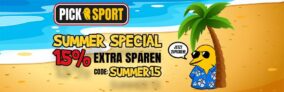 Picksport Summer Special: 15 % Extra-Rabatt auf alles