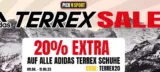 Picksport Terrex Sale: 20 % Extra-Rabatt auf alle Adidas Terrex Schuhe