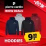 Pierre Cardin Hoodie Herren O103219-001-B000 (Gr. S bis 2XL – 4 Farben) für 14,94 € inkl. Versand (statt 49,99 €)