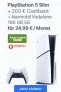 Handyhelden: PlayStation 5 Slim + 200 € Cashback + klarmobil Vodafone 100 GB 5G für 24,99 € / Monat