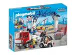 Playmobil 70169 – Cargo- Halle mit Transportfahrzeugen