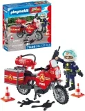 PLAYMOBIL Action Heroes 71466 Feuerwehrmotorrad am Unfallort