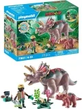 Playmobil Dinos – Triceratops mit Jungtier 71821