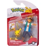Pokémon PKW2473 Battle Feature Figur Ash & Pikachu