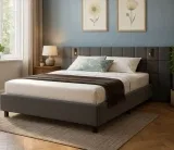 Juskys Samt Polsterbett Luzano