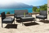 Juskys Polyrattan Sitzgruppe Trinidad
