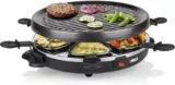 Princess 162725 Raclette und Antihaftbeschichtung Grill-Set für 6 Personen für 19,99 € inkl. Prime-Versand