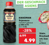 Kikkoman Sojasauce (500ml) für 4,99€ [Kaufland]