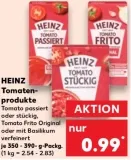 Gratis statt 0,99 € – Heinz Tomaten Frito bei Kaufland abstauben (Mit Coupon)