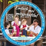 Gratis „Einfach moi mitgschaftln“ Bierdeckel – über 100 Stück bestellbar