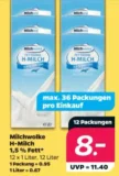 12 Liter Milchwolke H-Milch 1,5% 🥛für 8€ [Scottie Netto 31.5. und 1.6. ]