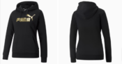 Puma Essentials+ Metallic Logo Damen Hoodie (Gr. XS bis XL) für 18,71 € inkl. Versand