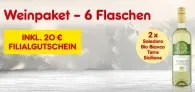 6er-Weinpaket inkl. 20€ Netto-Gutschein für nur 29€ – Versand kostenlos