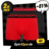 REPLAY Boxer Herren Boxershorts 2er-Pack (Gr. S bis XL) für 4,44 € zzgl. 3,95 € Versand