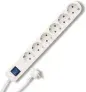 REV Steckdosenleiste Ice – Mehrfachsteckdose mit Schalter 6fach Kabel 5m 3680W weiß (4 Farbkombinationen, Gr. 3-fach – 1,4m bis 6-fach – 5m) für 11,99 € inkl. Prime-Versand (statt 15,40 €)