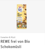 4.000 Produkttester für REWE frei von Bio Schokomüsli gesucht! 🍫🥣