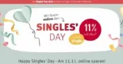 Rossmann Singles Day 11% auf fast alles am 11.11.2022