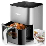 ROUNY Heißluftfritteuse 5 Liter T3 Touch-Bedienung