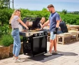 RÖSLE Gasgrill BBQ-Station VIDERO G4-S Schwarz