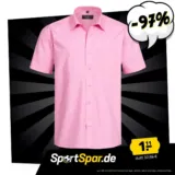 RUSSELL Short Sleeve Pure Cotton Poplin Herren Hemd (Größe M bis XL)  für je 1,11 € zzgl. 3,95 € Versand