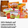 20% Rabatt auf Lebensmittel & Kindernahrung [Müller App]