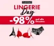 Eis de Lingerie Day: Bis zu 98 % Rabatt auf Dessous + 6 Gratisartikel!