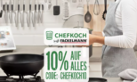 Fackelmann: 10 % Rabatt auf die Marke Chefkoch trifft Fackelmann